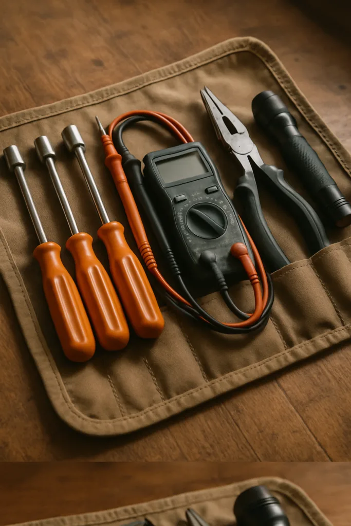 Hand tools used for residential appliance repairs