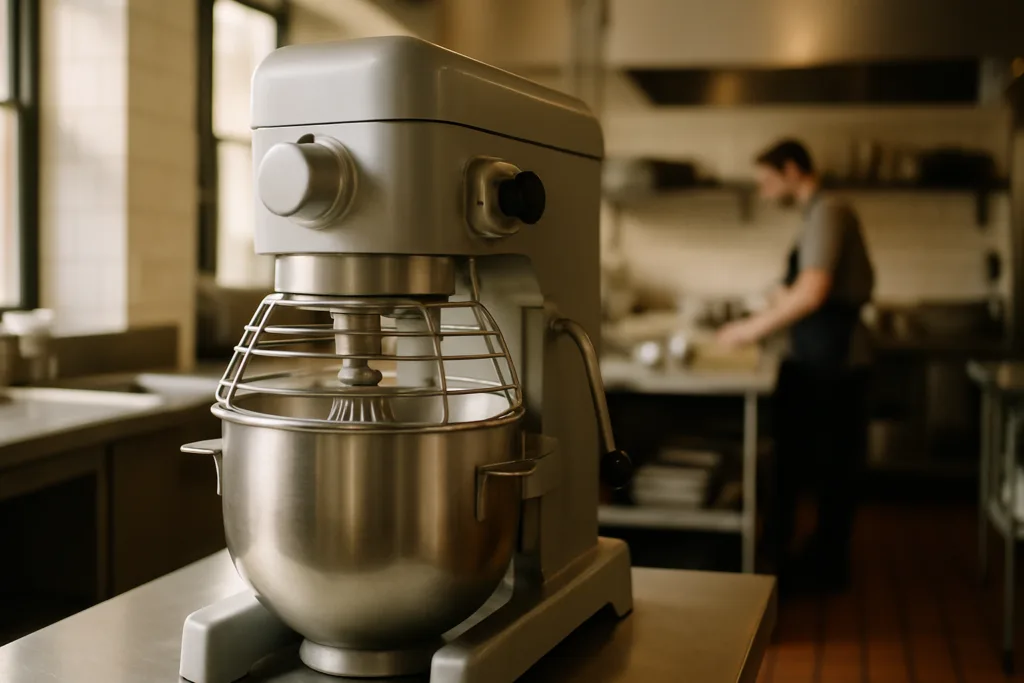 Commercial food preparation equipment serviced for restaurant kitchens