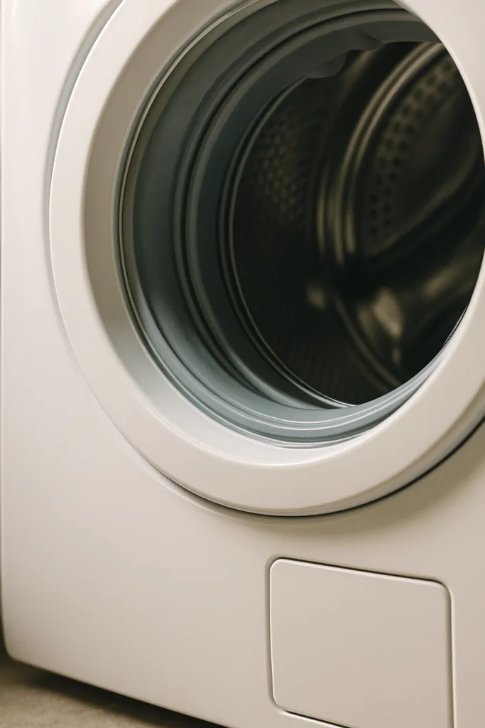 Washing machine door seal and drain filter inspected